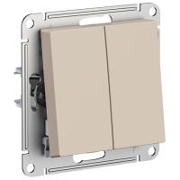 AtlasDesign песочный переключатель 2кл скрытая 10А IP20 
