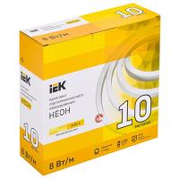 купить Неон 220В 8Вт/м 120свд/м 3000К 2835 IP65 IEK комплект 10 м в Тольятти Неон 220В 8Вт/м 120свд/м 3000К 2835 IP65 IEK комплект 10 м