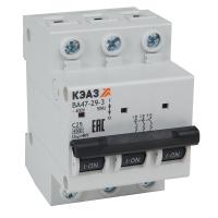 Автомат 3Р 32А C 4,5кА ВА47-29 КЭАЗ 