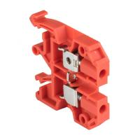 Зажим клеммный DIN-рейка 4мм2 35А красный EKF JXB-4/35