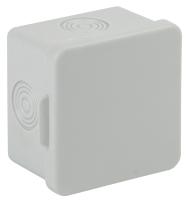 купить Коробка 65*65*50 квадрат серый IP54 ЭРА  в Тольятти Коробка 65*65*50 квадрат серый IP54 ЭРА