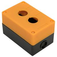 купить Корпус КП 102 пластиковый 2 кнопки желтый PROxima EKF в Тольятти Корпус КП 102 пластиковый 2 кнопки желтый PROxima EKF