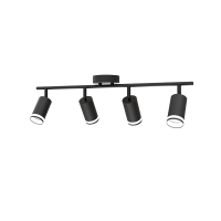 Светильник настенный (спот) 4*35Вт GU10 черный поворотный Jazzway белый декор