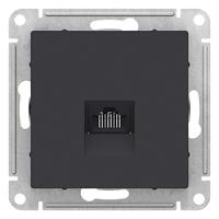 AtlasDesign карбон розетка RJ45 8(8) скрытая 1-ая  