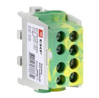 купить Клемма вводная DIN-рейка 35мм2 125А желто-зеленый  КСР с двойным замком в Тольятти Клемма вводная DIN-рейка 35мм2 125А желто-зеленый  КСР с двойным замком