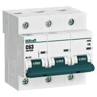 купить Автомат 3Р 63А C 10кА ВА-201 DEKraft в Тольятти Автомат 3Р 63А C 10кА ВА-201 DEKraft