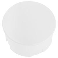 купить Коробка 80*40 круг бетон с крышкой IP30 Rexant белый в Тольятти Коробка 80*40 круг бетон с крышкой IP30 Rexant белый