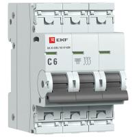 купить Автомат 3Р 6А C 6кА ВА47-63N EKF  в Тольятти Автомат 3Р 6А C 6кА ВА47-63N EKF