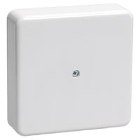 купить Коробка клеммная 75*75*20 квадрат белый IP20 в Тольятти Коробка клеммная 75*75*20 квадрат белый IP20