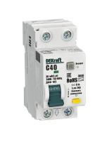 купить Дифавтомат 2Р 40А C тип AC 30мА 6кА 2мод ДИФ-103 DEKraft в Тольятти Дифавтомат 2Р 40А C тип AC 30мА 6кА 2мод ДИФ-103 DEKraft