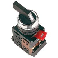 Переключатель АLС-22 2пол. черный с фиксацией IP40 IEK с длинной рукояткой