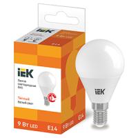 купить Лампа свд 220В E14 9Вт 3000К 810лм шар G45 матовая IEK  в Тольятти Лампа свд 220В E14 9Вт 3000К 810лм шар G45 матовая IEK
