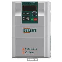 Преобразователь частоты 3,7-5,5кВт 3ф 380В DEKV060 DEKraft с торм. модулем