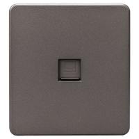 купить Миле Раунд титан механизм RJ45 скрытая 1-ая  в Тольятти Миле Раунд титан механизм RJ45 скрытая 1-ая