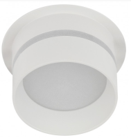 купить Светильник точечный GU5.3 круг белый встраиваемый  в Тольятти Светильник точечный GU5.3 круг белый встраиваемый