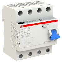 купить Выключатель дифференциальный (УЗО) 4Р 63А 30мА AC 1кА FH204 ABB в Тольятти Выключатель дифференциальный (УЗО) 4Р 63А 30мА AC 1кА FH204 ABB