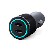 купить Автозарядка в прикуриватель USB-C +USB-C 75Вт LED-подсветка REXANT в Тольятти Автозарядка в прикуриватель USB-C +USB-C 75Вт LED-подсветка REXANT