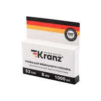 Скобы для степлера ТИП 53 8мм*0,7мм 1000шт KRANZ
