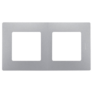 купить Этика алюминий рамка 2-ая универсально  в Тольятти Этика алюминий рамка 2-ая универсально