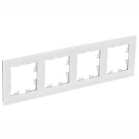 купить Атлас белый рамка 4-ая универсально натур.стекло в Тольятти Атлас белый рамка 4-ая универсально натур.стекло