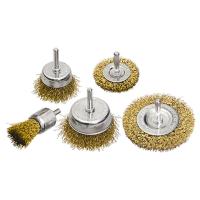 купить Набор щеток для дрели, 5 шт., 2 Плоские 50-75 мм, 3 Чашки 25-50-75 мм, со шпильками// Matrix 74492 в Тольятти Набор щеток для дрели, 5 шт., 2 Плоские 50-75 мм, 3 Чашки 25-50-75 мм, со шпильками// Matrix 74492