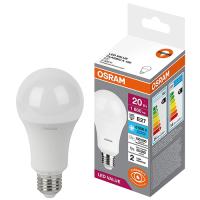 купить Лампа светодиодная 220В Е27 20Вт 6500К 1600лм стандарт A70 матовая Osram LED Value в Тольятти Лампа светодиодная 220В Е27 20Вт 6500К 1600лм стандарт A70 матовая Osram LED Value