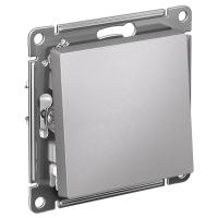 AtlasDesign алюминий выключатель 1кл скрытая 10А IP20 
