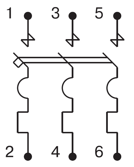 купить Автомат 3Р 6А C 10кА ВА47-100 IEK в Тольятти Автомат 3Р 6А C 10кА ВА47-100 IEK