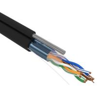 купить FTP 4*2*0,52 Cat5e черный полиэтилен кабель наружный Rexant /(305м) на ТРОСУ катушка в Тольятти FTP 4*2*0,52 Cat5e черный полиэтилен кабель наружный Rexant /(305м) на ТРОСУ катушка