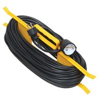 купить Удлинитель 1-мест 40м ПВС 3*1 черный рамка IP20 IEK в Тольятти Удлинитель 1-мест 40м ПВС 3*1 черный рамка IP20 IEK