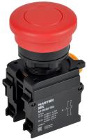 купить Кнопка "Грибок" с фиксац. d=22мм 1NO+1NC красная MASTER IEK в Тольятти Кнопка "Грибок" с фиксац. d=22мм 1NO+1NC красная MASTER IEK