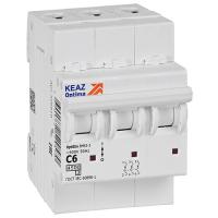 купить Автомат 3Р 6А C 4,5кА ВМ63 КЭАЗ OptiDin  в Тольятти Автомат 3Р 6А C 4,5кА ВМ63 КЭАЗ OptiDin