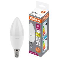 купить Лампа свеча свд Е14 10Вт 3000К 800лм B75 матовая Osram LED Value, аналог 707097 в Тольятти Лампа свеча свд Е14 10Вт 3000К 800лм B75 матовая Osram LED Value, аналог 707097