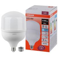 Лампа свд E27/Е40 50Вт 6500К 5000лм Т138 цилиндр матовый Osram 