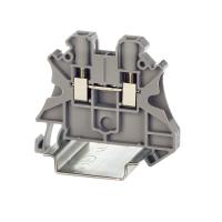 купить Зажим клеммный DIN-рейка 4мм2 32А серый DKC винт.зажим в Тольятти Зажим клеммный DIN-рейка 4мм2 32А серый DKC винт.зажим