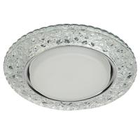 купить Светильник точечный GX53 круг прозрачный встраиваемый подсветка  в Тольятти Светильник точечный GX53 круг прозрачный встраиваемый подсветка