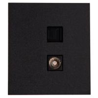 купить MIELE STRONG Розетка компьютерная RJ45 кат6 + TV с/у антрацит KRANZ в Тольятти MIELE STRONG Розетка компьютерная RJ45 кат6 + TV с/у антрацит KRANZ