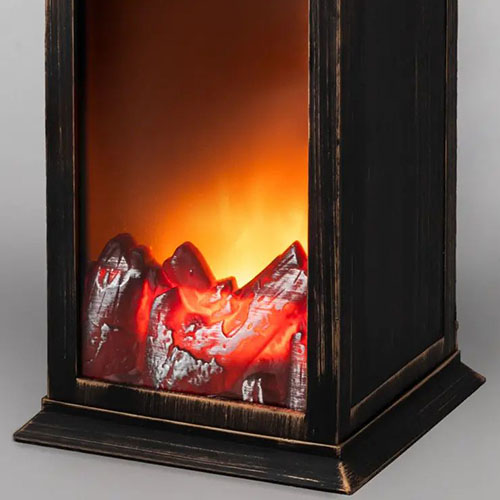 Светильник "Камин Рустик" 14х14х28смсм свд белый 