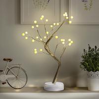 купить Дерево свд "Жемчужное" теплый белый 36Led h45 см, на батарейках (3*AA) IP20 в Тольятти Дерево свд "Жемчужное" теплый белый 36Led h45 см, на батарейках (3*AA) IP20
