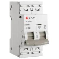 Автомат 2Р 10А C 4,5кА ВА47-63N EKF PROxima