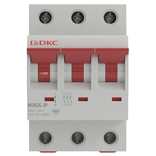 купить Автомат 3Р 63А C 4,5кА MD63S DKC YON max  в Тольятти Автомат 3Р 63А C 4,5кА MD63S DKC YON max