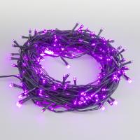 Гирлянда нить 10м розовый 100свд с контроллером IP20 зеленый провод 8режимов