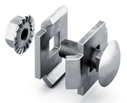 купить Соединитель проволочного лотка двойной 20 крепежный комплект, Сендзимир цинк в Тольятти Соединитель проволочного лотка двойной 20 крепежный комплект, Сендзимир цинк