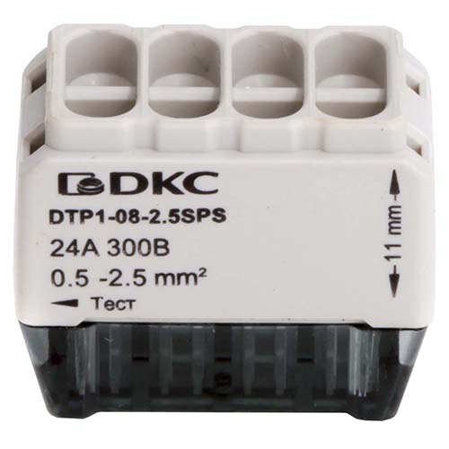 купить Клемма 8*2,5мм2 компактная серый DKC 6 шт в Тольятти Клемма 8*2,5мм2 компактная серый DKC 6 шт