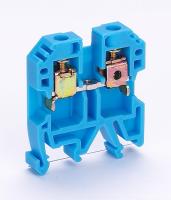купить Зажим клеммный DIN-рейка 6мм2 50А синий DEKraft в Тольятти Зажим клеммный DIN-рейка 6мм2 50А синий DEKraft