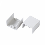 Соединитель на стык 40*25мм белый ПРОМРУКАВ 4шт