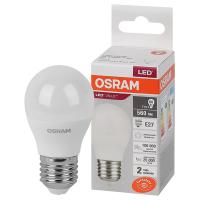 Лампа светодиодная Е27 7Вт 4000К 560лм шар G45 матовая  Osram LED Value