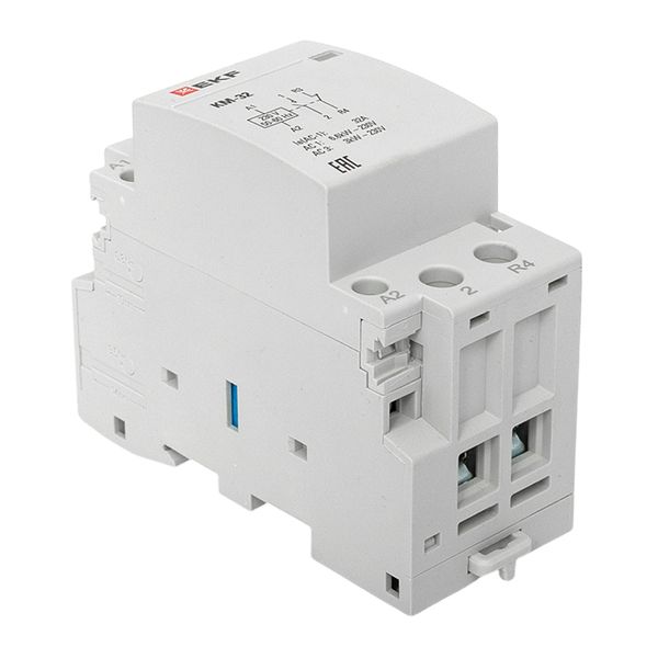 купить Контактор модульный 32А 220В 1НО 1НЗ 2мод КМ EKF PROxima в Тольятти Контактор модульный 32А 220В 1НО 1НЗ 2мод КМ EKF PROxima