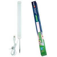 Фито светильник свд 6Вт 250мм розовый IP40 Uniel на колышке для растений