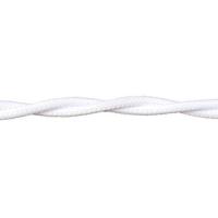 Ретро 3*1,5 белый провод витой BIRONI матовый бухта /(50м)